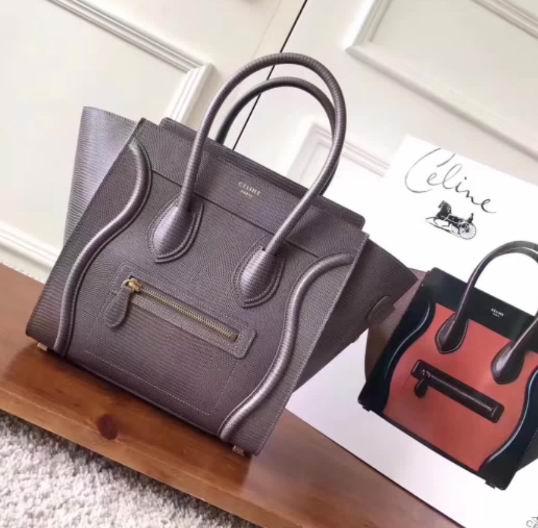  Celine  luggage bag in Lizard gray