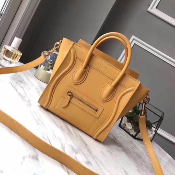  Celine  luggage bag in Lizard yellow
