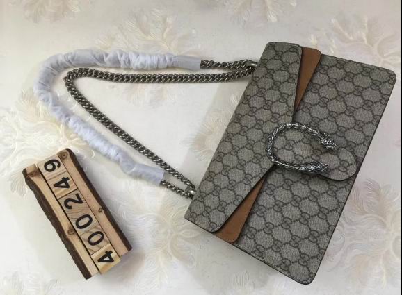  Gucci Dionysus GG Supreme  shoulder bag brown