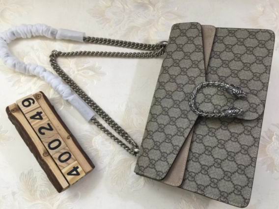  Gucci Dionysus GG Supreme  shoulder bag khaki