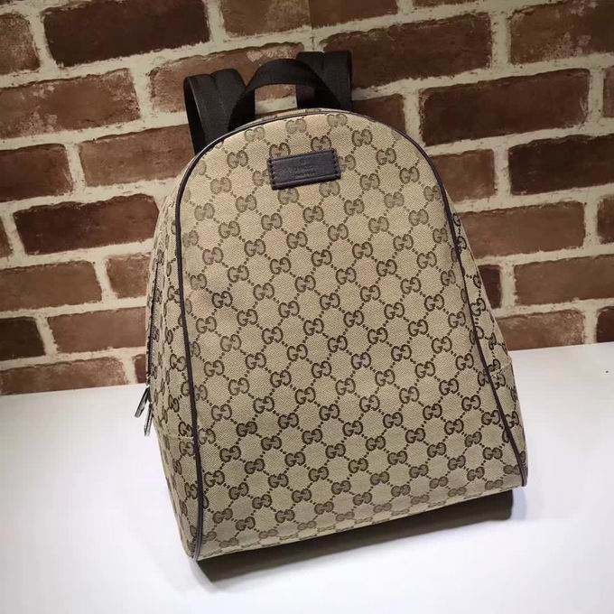  Gucci print GG bacpack apricot