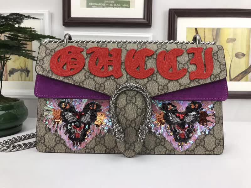  Gucci Dionysus embroidered shoulder bag