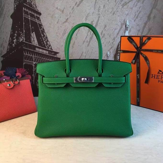  HERMES BIRKIN BAG IN DARK GREEN
