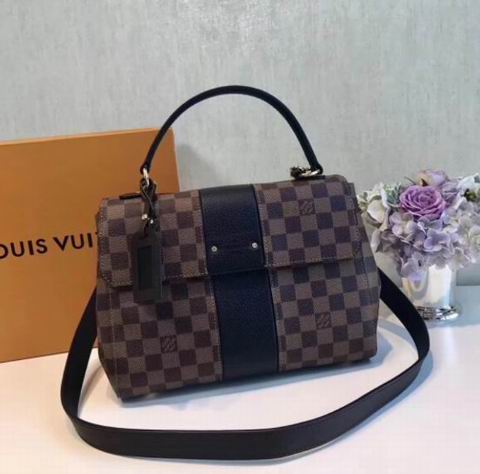  Louis Vuitton Damier Ebene and Taurillon leather BOND STREET Noir