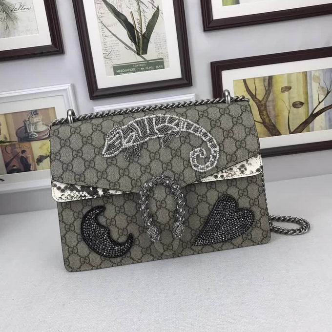  Gucci Dionysus embroidered shoulder bag