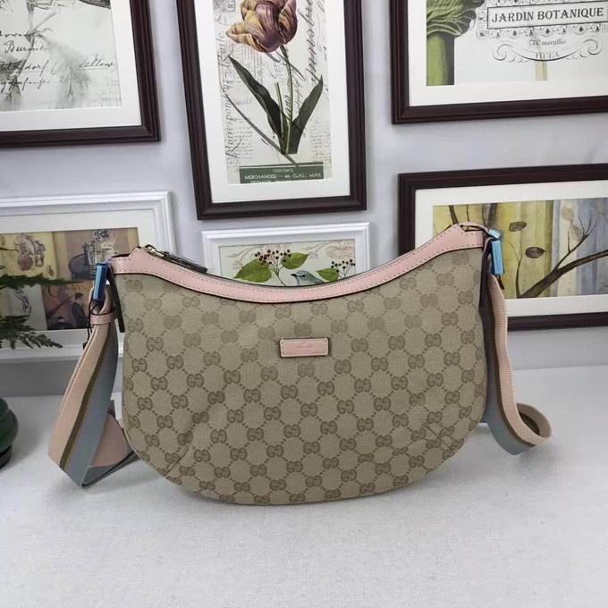  Gucci GG Print Bag pink