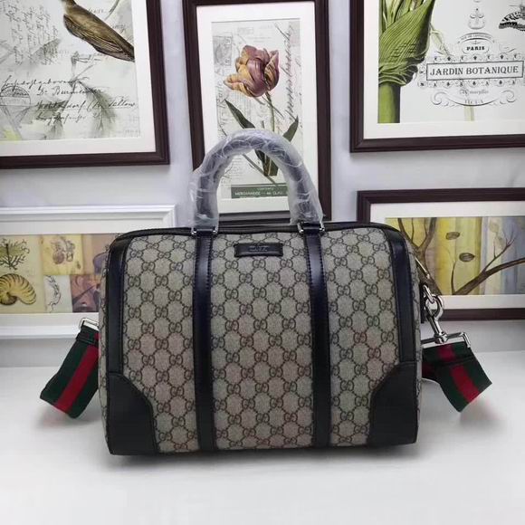  Gucci GG medium top handle bag black