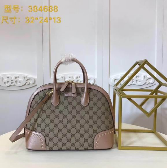  Gucci GG medium top handle bag light pink