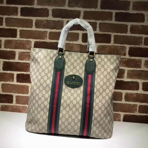  Gucci GG Supreme tote green