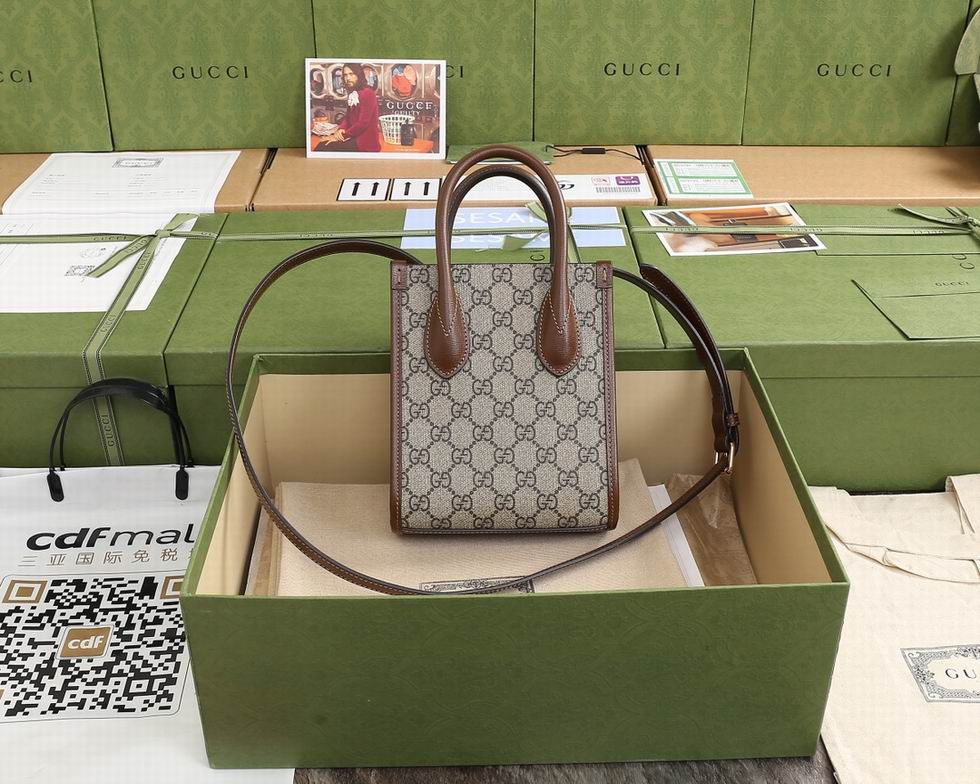  Mini tote bag with Interlocking G