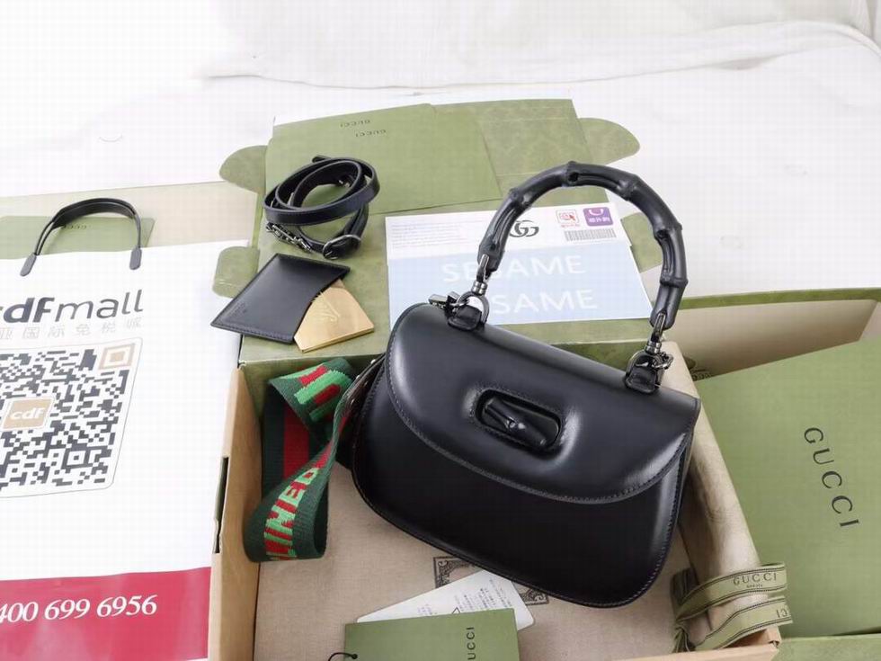  Gucci Bamboo 1947 small top handle bag
