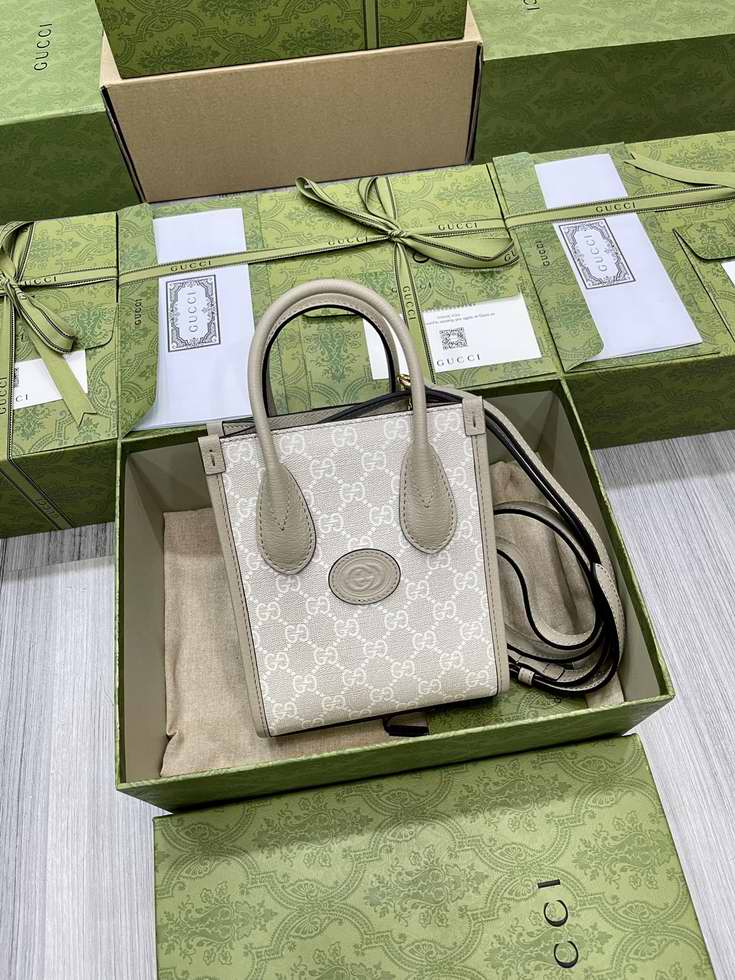  Mini tote bag with Interlocking G