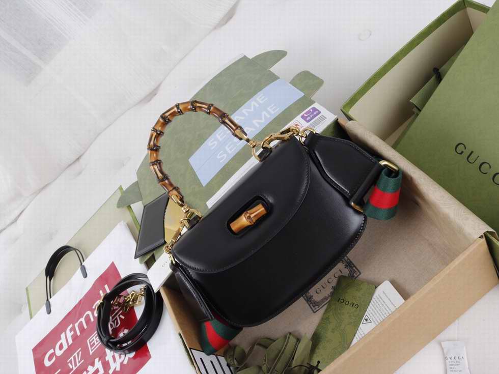  Gucci Bamboo 1947 small top handle bag