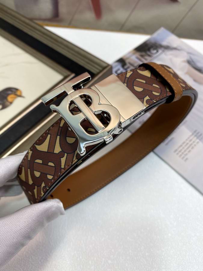  Reversible Monogram Print E-canvas and Leather Belt