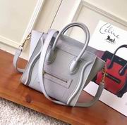 CELINE MICRO LUGGAGE BAG IN LIGHT GRAY CALFSKIN