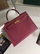 HERMES EPSOM KELLY BAGS in wine