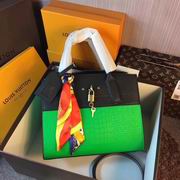 Louis Vuitton CITY STEAMER PM Green Crocodilian leather