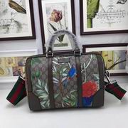 Gucci Gucci Tian GG Supreme handle bag brown